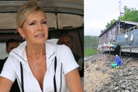 Nízká hladina Vltavy na Slapech trápí i Helenu Vondráčkovou: Hausbót na suchu! Poprvé v historii