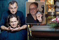 S metastázemi bojující Špalek na pohřbu Potměšila (†60): Bolestné sbohem kamarádovi