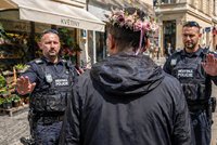 Rozšafný Polák páchá v Brně vylomeniny: Strážníci ho připravili o věneček