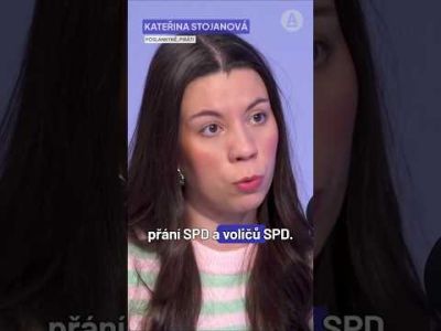 🔵 Poslankyně za Piráty Kateřina Stojanová byla hostem Spotlightu Zuzany Tvarůžkové 🎙️