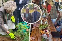 Pavel s Evou v botanické zahradě: Vzpomínka na tatínka první dámy i slova o jedech na Šumavě