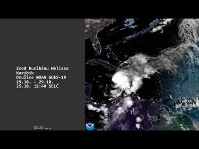 Zrod hurikánu Melissa na 1438 záběrech